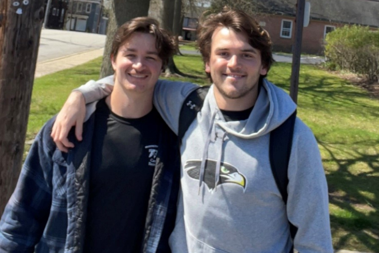 Kain Domenech and Erik Parry are lacrosse teammates and friends to Gabriel